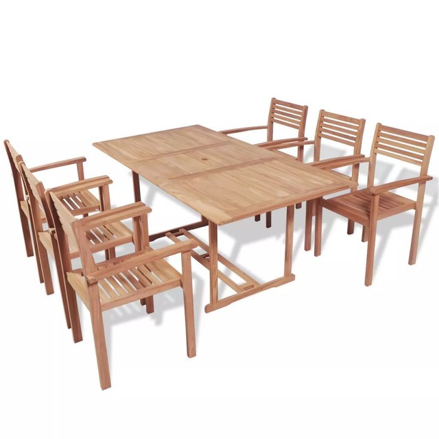 6 Seater Outdoor Dining Set Wooden Teak Garden Furniture Porch Patio 6 Seater Outdoor Dining Set Wooden Teak Garden Furniture Porch Patio Table Chair