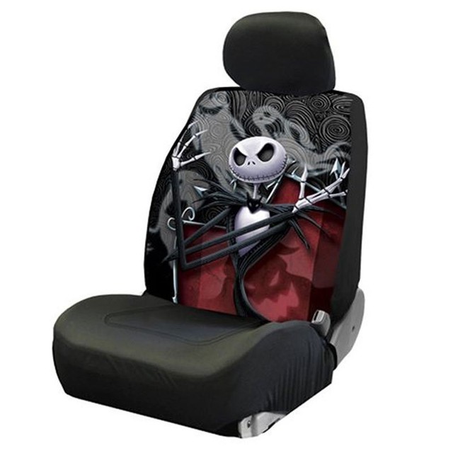 Set Nightmare Before Christmas Ghostly Jack 2 Front Low Back Seat Nightmare Before Christmas Gostly Car Truck Front Seat Cover Headrest