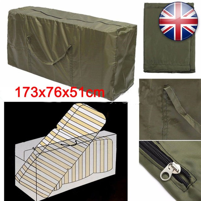 Heavy Duty Woodside Waterproof Garden Furniture Cushion Storage Bag Heavy Duty Woodside Waterproof Garden Furniture Cushion Storage Bag Covers 173cm