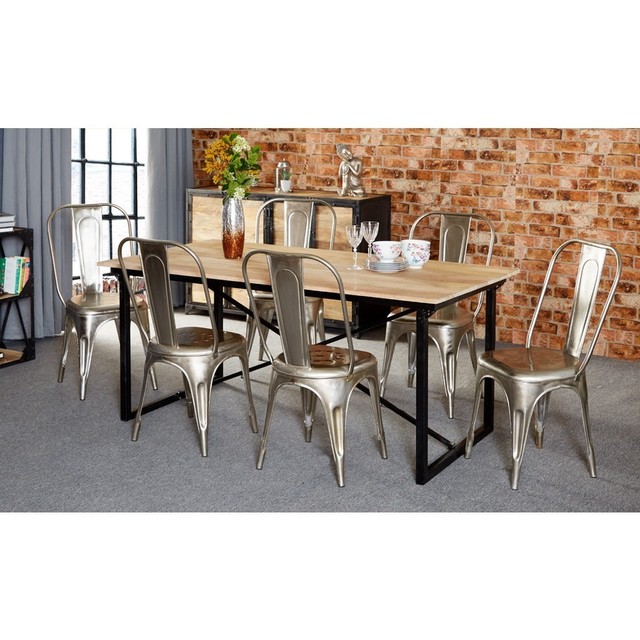 Saturn 100 Reclaimed Wood Furniture 6ft Dining Table Ebay Saturn 100 Reclaimed Wood Furniture 6ft Dining Table