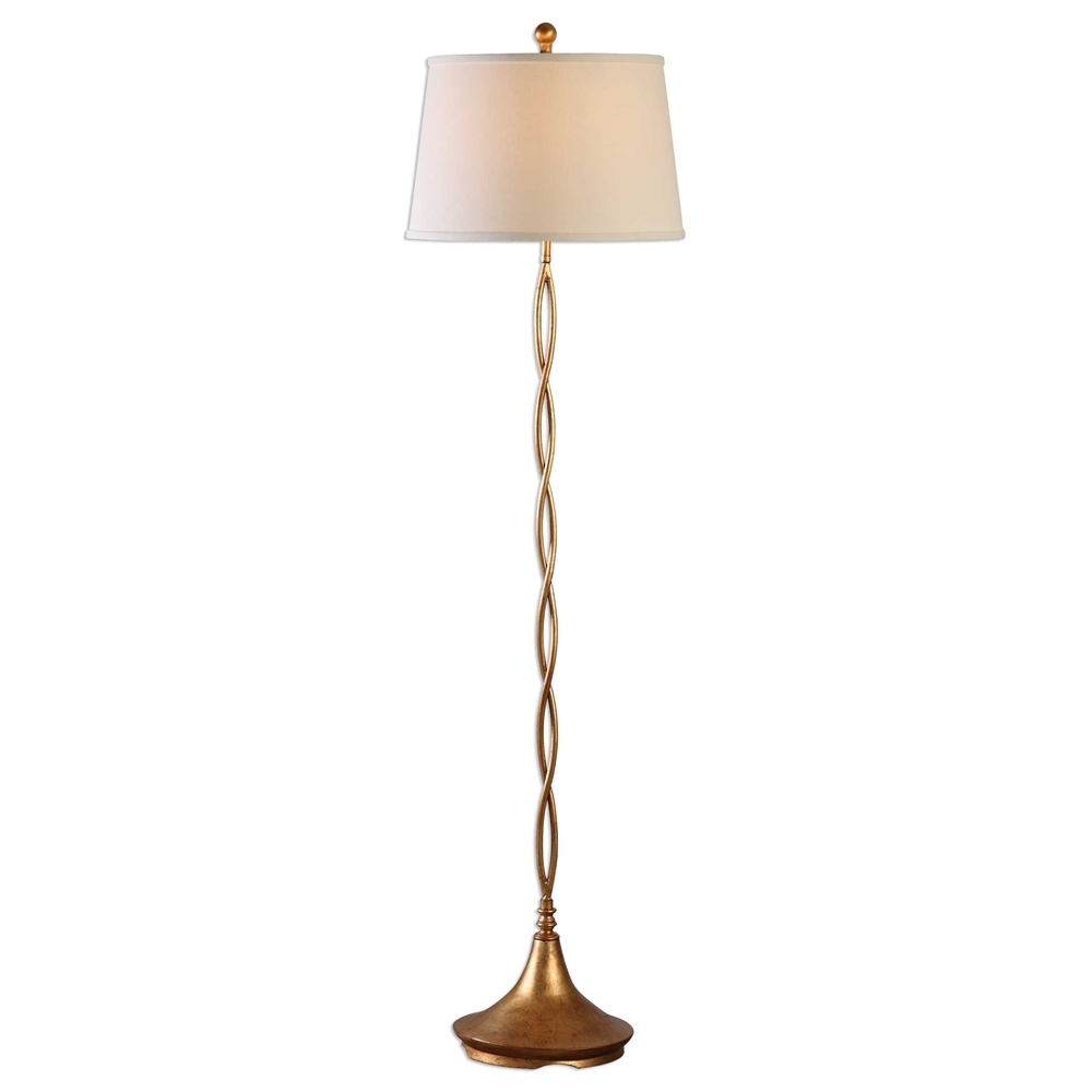 Uttermost 28081 Elica Gold Twist Floor Lamp Picture 1 Of 3