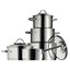 WMF KOCHTOPFSET "PROVENCE PLUS" 5 TÖPFE & 4 DECKEL KOCHTOPF SET 9-TEILIG NEUWARE
