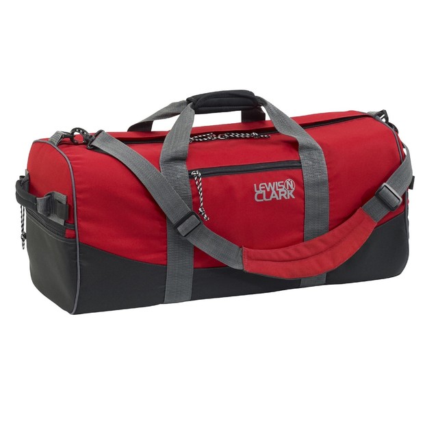 Uncharted Duffel Bag 12 X 24 Inch Red Lewis N Clark Weatherproof Lewis N Clark Duffel Bag 12 X 24 Red 93200red