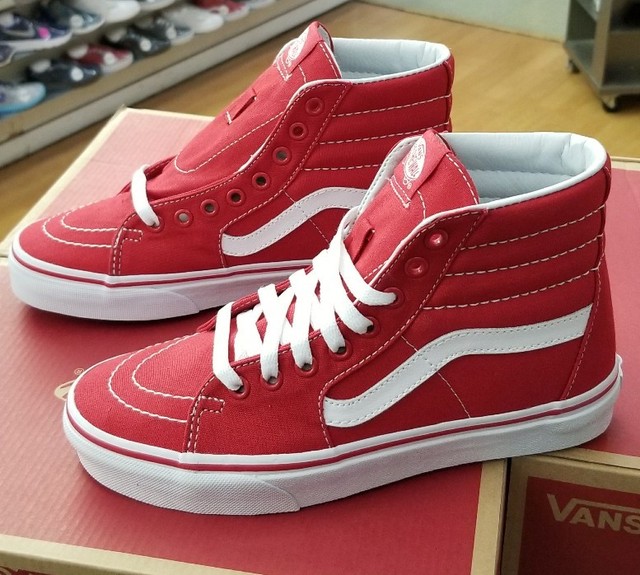 Vans SK8 Hi Canvas rojas Vans SK8 Hi Canvas rojas
