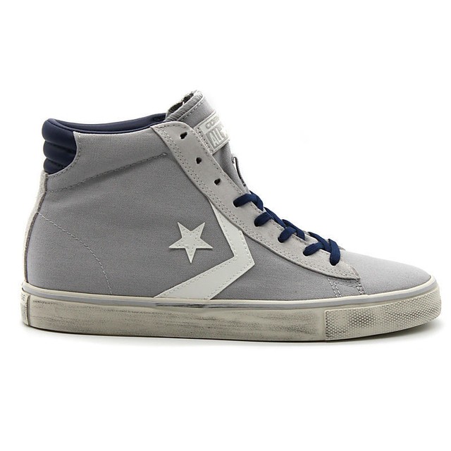 Scarpa da uomo colore grigio chiaro bianco e blu Converse 156799 CASH Scarpa da uomo colore grigio chiaro bianco e blu Converse 156799 CASH