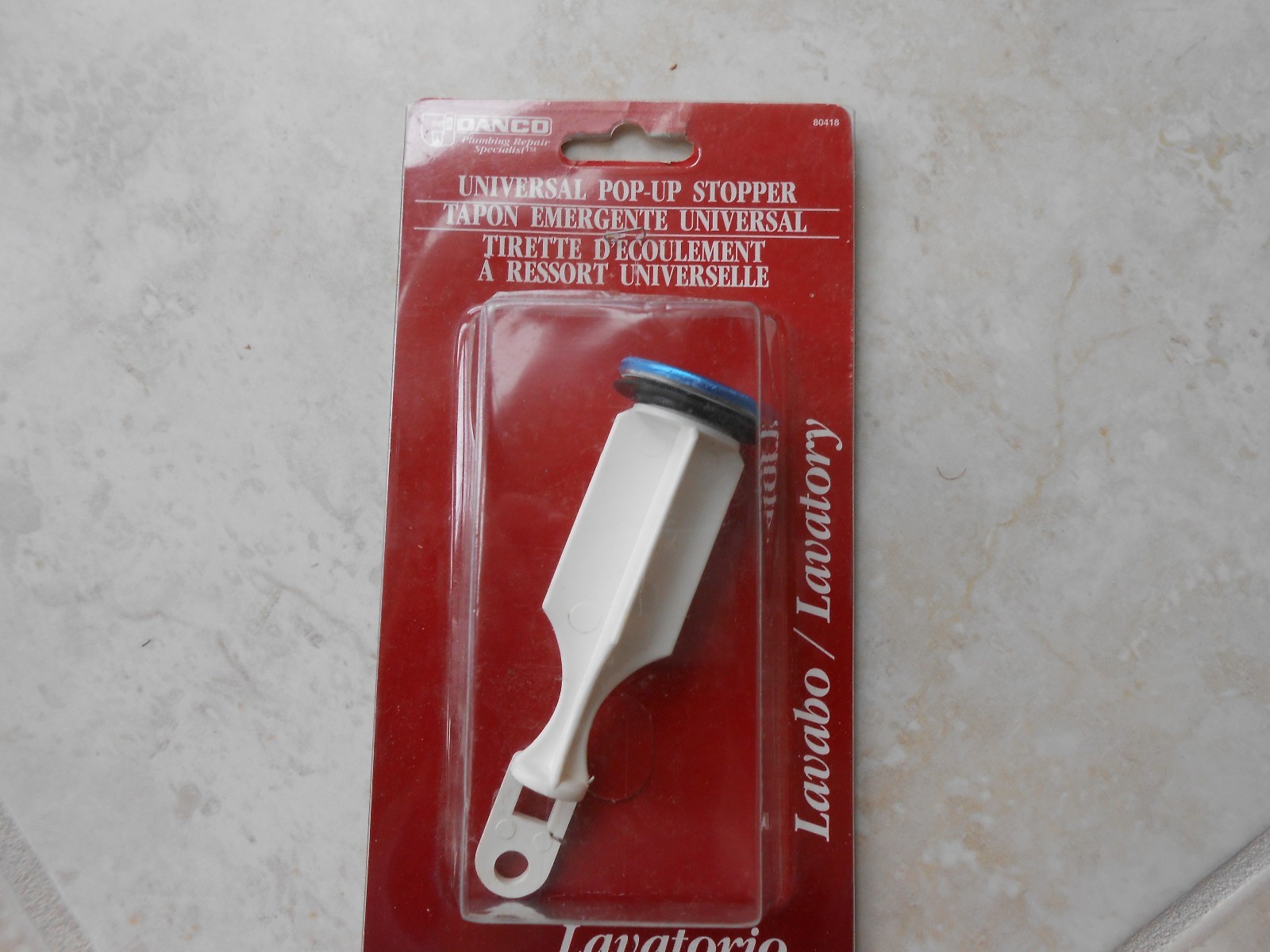 Danco 80418 Universal Pop Up Stopper Chrome