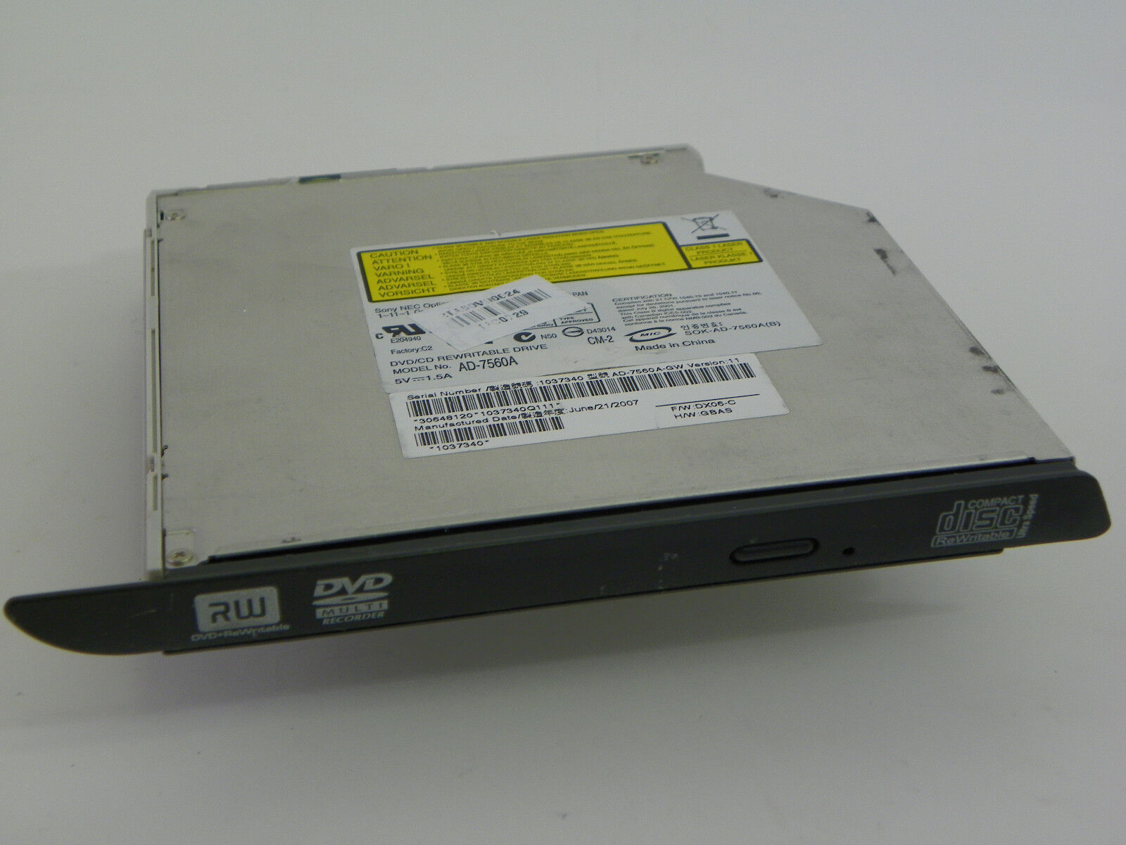 Dvd Rw Ad 7560a Ata Driver Windows 7 19