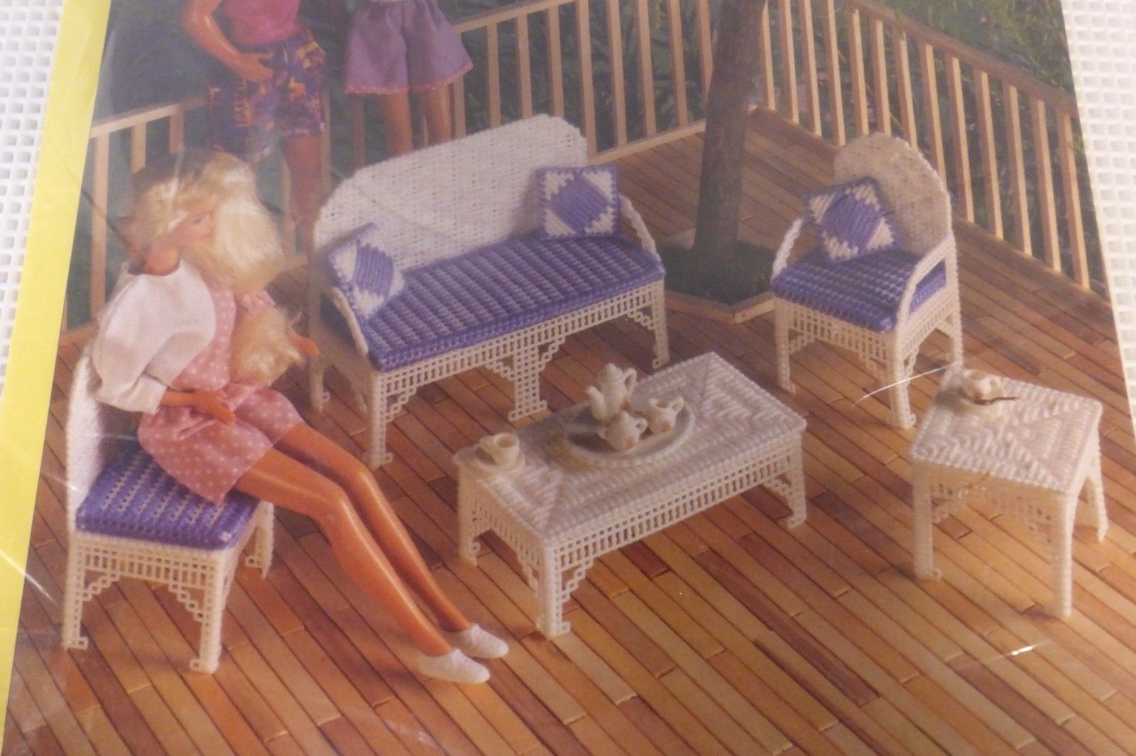 Fashion Doll Patio Furniture For Barbie Plastic Canvas Pattern 30 Picture 1 Of 5