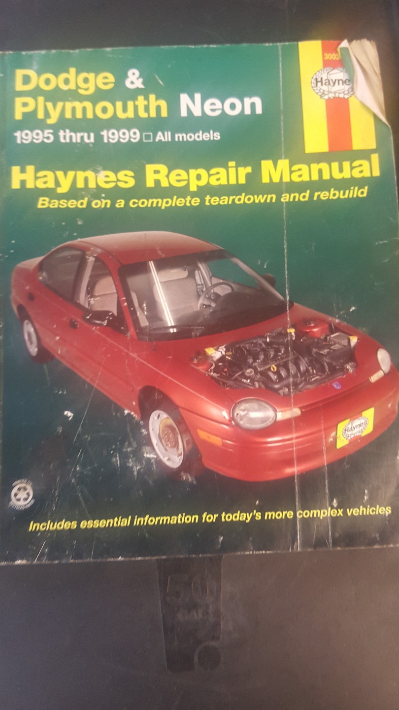 1995-1999 Dodge Plymouth Neon Haynes Repair Service Manual 30034 | eBay