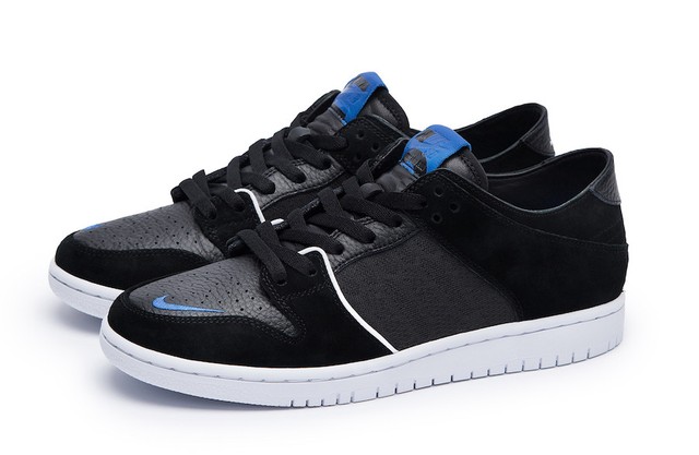 Mens Nike SB Zoom Dunk Low Pro QS Soulland Black Game Royal White ... NIKE SB DUNK LOW PRO QS SOULLAND (BLACK/GAME ROYAL BLUE) (918288