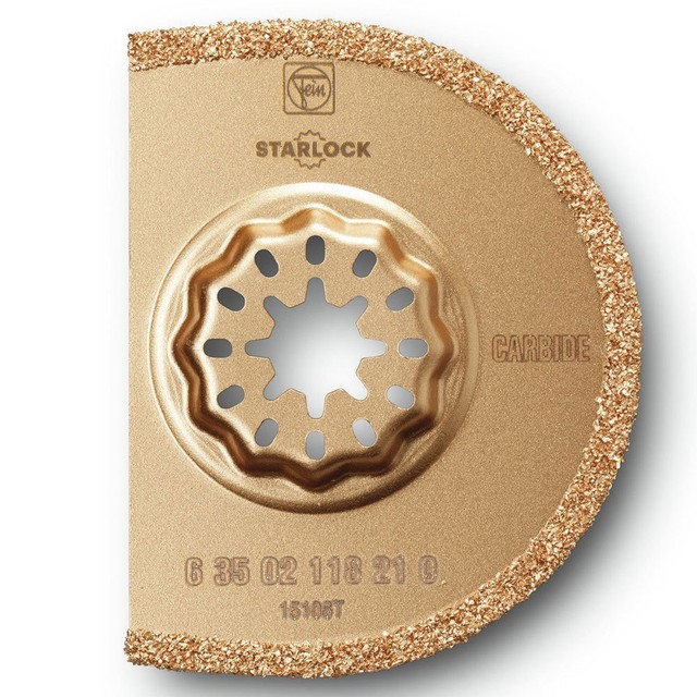 Fein Multimaster Starlock Plus Carbide Segment Tile Blade 2 Pk Fein 63502118210 2 1 4 Inch Carbide Segmented Oscillating Saw Blade 1pk