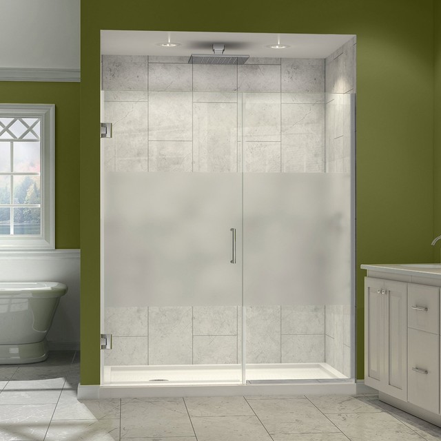 Dreamline 42 X 72 Unidoor Plus 3 8 Frosted Band Glass Frameless Dreamline 42 X 72 Unidoor Plus 3 8 Frosted Band Glass Frameless