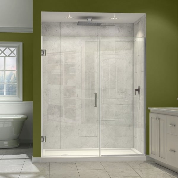 Dreamline Shdr24345721001 Chrome Unidoor Plus 341 2 To 35w X 72h Dreamline Shdr24345721001 Chrome Unidoor Plus 341 2 To 35w X 72h Hinged Shower Door Shdr243457210