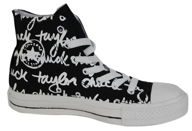 Converse Chuck Taylor All Star Versione Nera CAVIGLIA ALTA Converse Chuck Taylor All Star Versione Nera CAVIGLIA ALTA