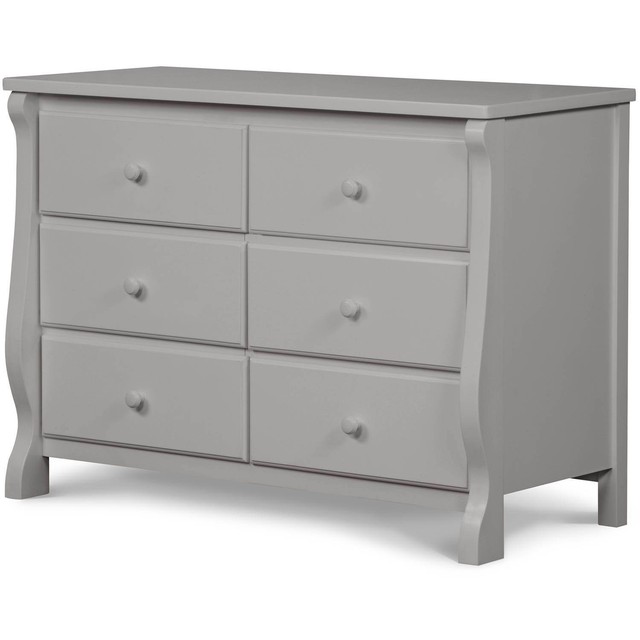 Delta Children Universal 6 Drawer Dresser Grey 2day Ship Ebay Storage Dresser 6 Drawers Gray Chest Bedroom Nursery Clothes Shelves Table