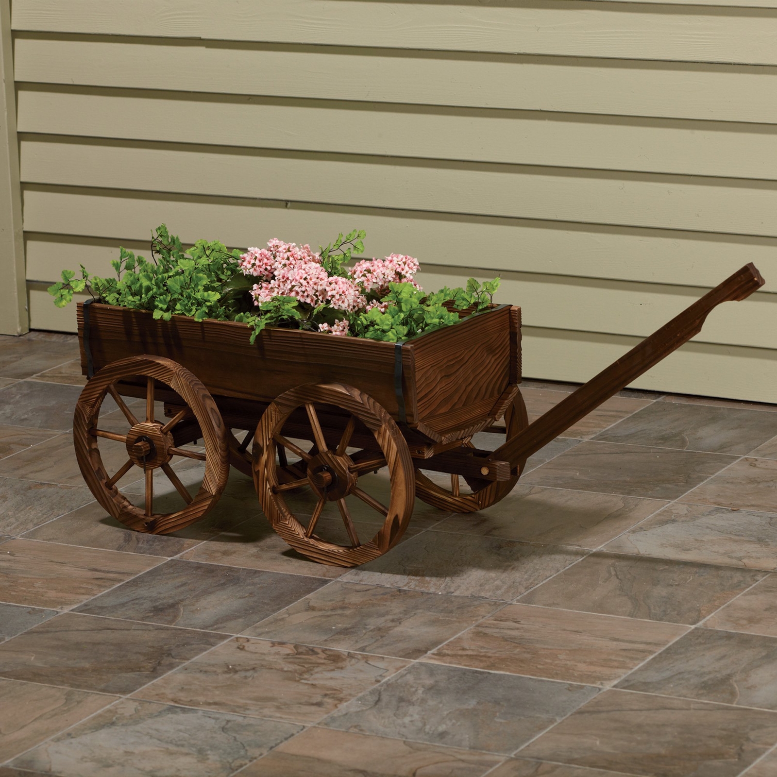 Northern Tool Wooden Planter Wagon Model Xl103 Picture 1 Of 4
