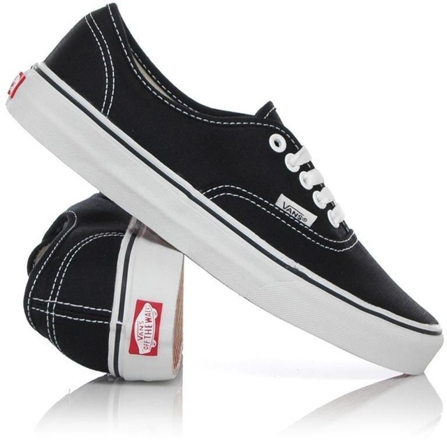 Genuine VANS Authentic Womens Suede Leather Trainers Black White ... Vans Shoes Authentic Black White USA SIZE Classic Skateboard Sneakers FREE POST