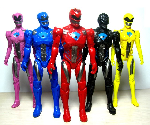 5pcs power rangers figure jason play 5pcs power rangers figure jason play