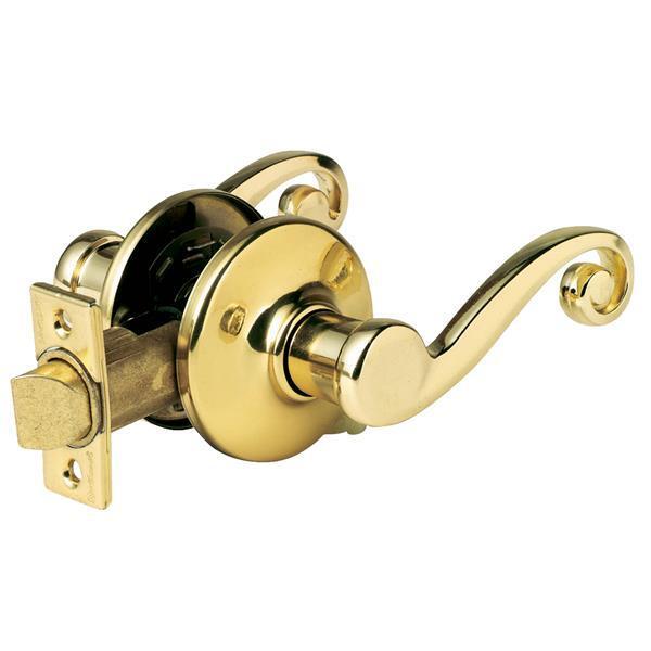 Kwikset Hall Closet Lever In Polished Brass Lido 720ll 3 Signature Picture 1 Of