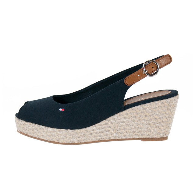 TOMMY HILFIGER FW0FW02788 MIDNIGHT SANDALI SLINGBACK ICONICI TOMMY HILFIGER FW0FW02788 MIDNIGHT SANDALI SLINGBACK ICONICI
