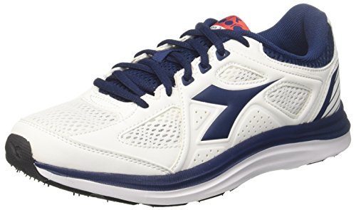 Diadora Heron 2 Scarpe da Running Uomo Bianco Bianco Blu Rosso 46 EU Diadora Heron 2 Scarpe da Running Uomo Bianco Bianco Blu Rosso 46 EU
