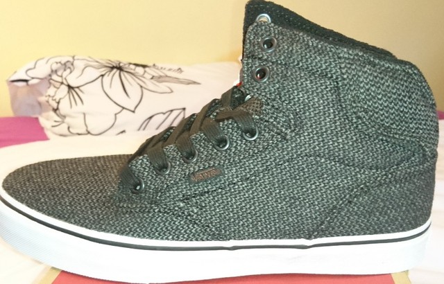 Vans Winston Hi H16 Tessile Nero Grigio UK 7 NUOVO CON SCATOLA Sneaker Uomo Scarpe da Skate Hi Top Vans Winston Hi H16 Tessile Nero Grigio UK 7 NUOVO CON SCATOLA Sneaker Uomo Scarpe da Skate Hi Top