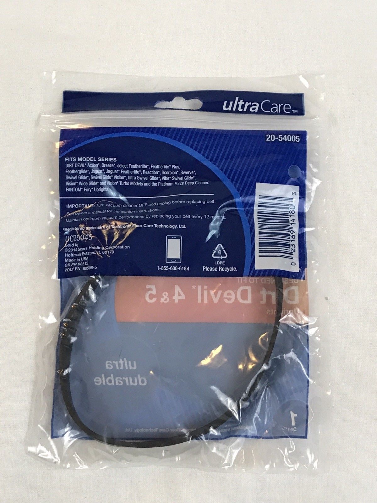 Ultra Care Dirt Devil 4 & 5 Upright Vacuum Cleaner Replacement Belt | eBay