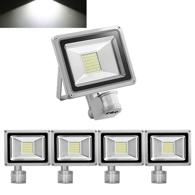 5x 30w Pir Motion Sensor Led Floodlight Ip65 Outdoor Security Lamp 5x 30w Led Pir Motion Sensor Floodlight Ip65 Cool White Outdoor Security Lamp