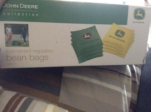 Tailgate Toss Bean Bag Set Ebay New John Deere Collection Tournament Regulation Bean Bags Bag Toss