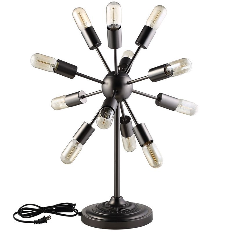 Modway Spectrum Metal Table Lamp In Black Picture 1 Of 4