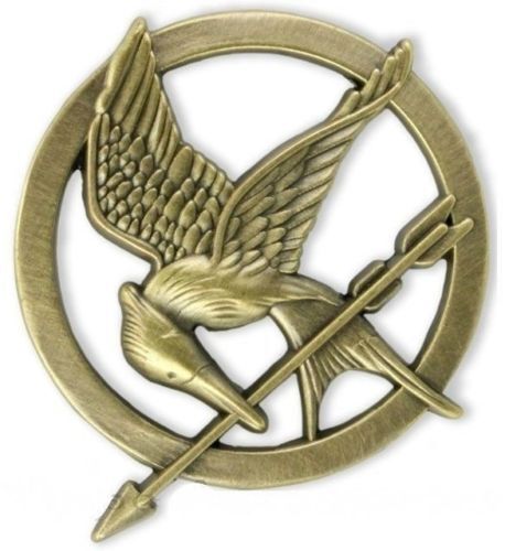 The Hunger Games Cosplay Prop Katniss Everdeen Mockingjay Logo Pin ...