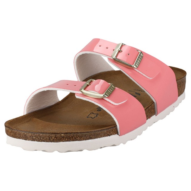 Birkenstock Sydney Birkoflor Narrow Fit Donna Coral Sintetico Sandali 41 EU Birkenstock Sydney Birkoflor Narrow Fit Donna Coral Sintetico Sandali 41 EU