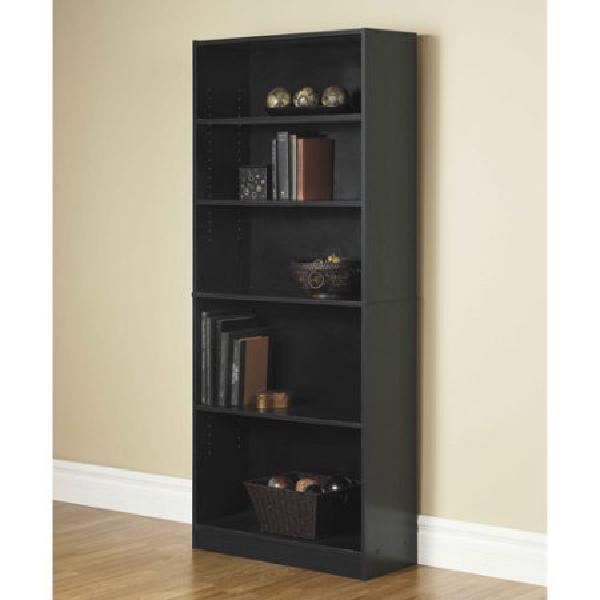 Orion Furniture Concepts 5 Shelf Black Bookcase Designs Bookcase Wide 5 Shelf Bookshelf Black Adjule Wood Storage