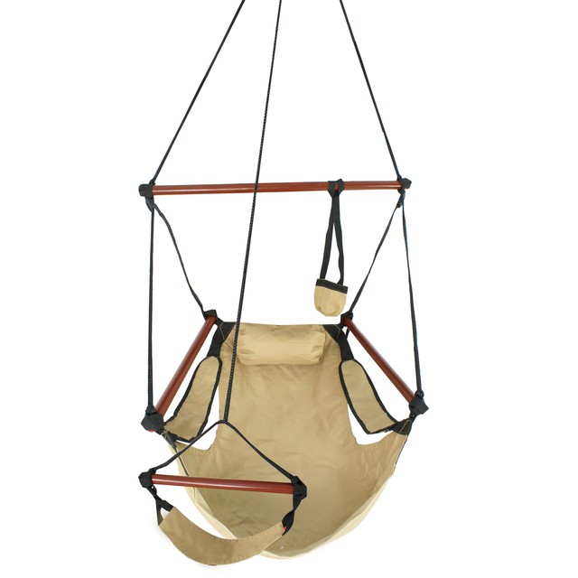 Hammock Hanging Rope Chair Porch Swing Seat Patio Camping Portable Hammock Hanging Rope Chair Porch Swing Seat Patio Camping Portable