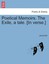 NEW Poetical Memoirs. The Exile, A Tale. [in... BOOK (Paperback / softback)