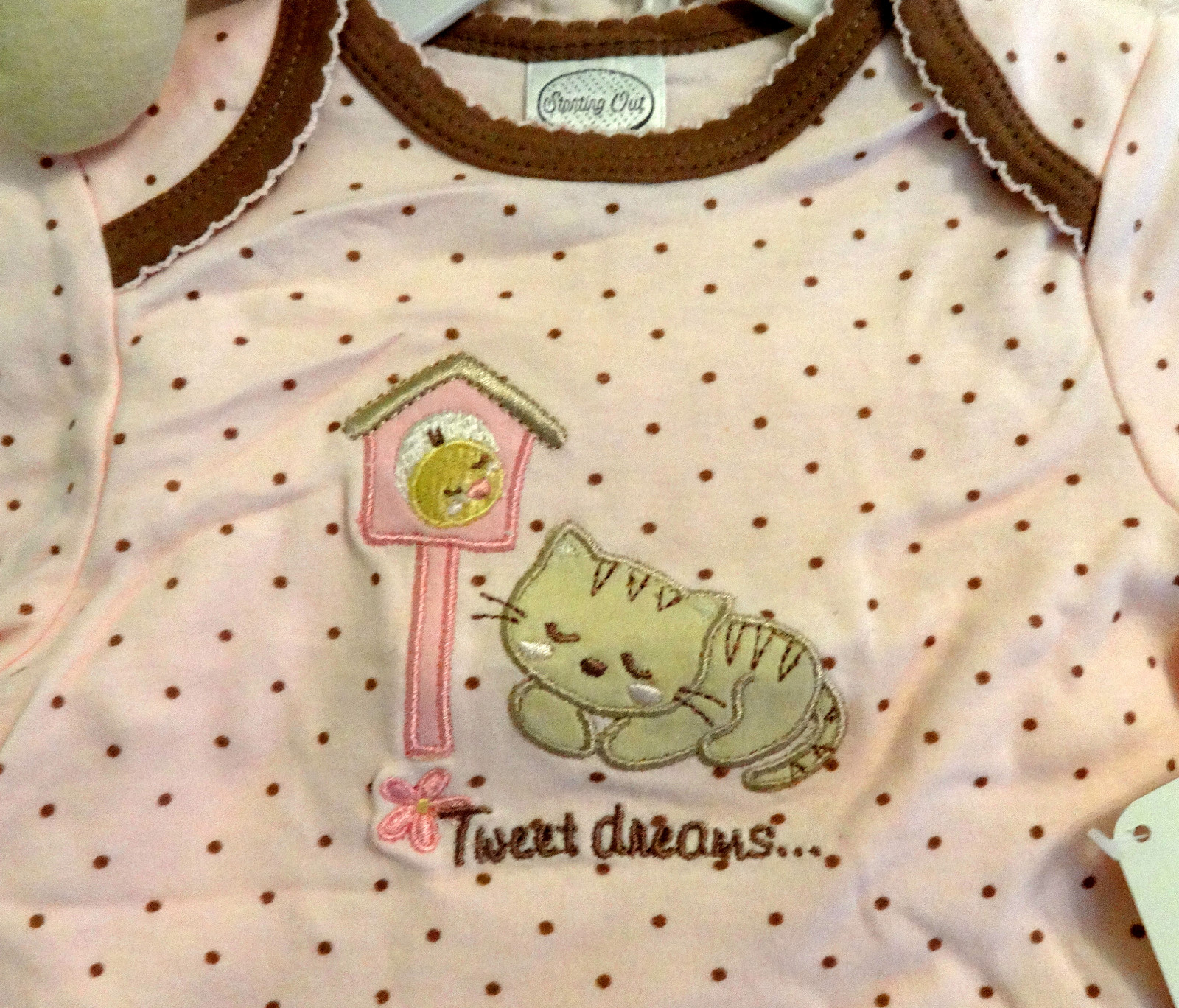Infant Girls 3 Mo Starting Out Sleep Wear W Matching Blanket Buddy