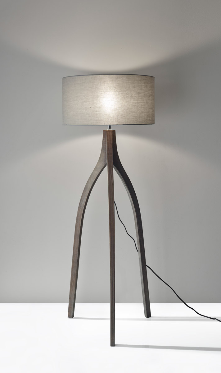 Adesso 3838 06 Sherwood 150 Watt Floor Lamp Portable Light Picture 1 Of