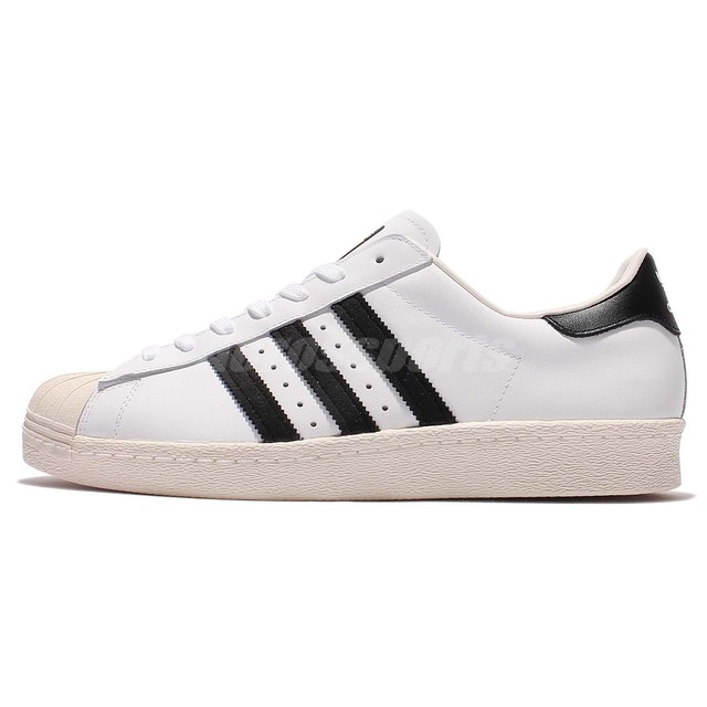 adidas Originals Superstar 80s Grain Leather White Black Men Women G61070 adidas Originals Superstar 80s Grain Leather White Black Men Women G61070