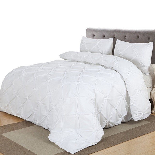 2 Piece Home Decor Chic Ruched Duvet Cover Sets Twin White Covers 2 Piece Home Decor Chic Ruched Duvet Cover Sets Twin White