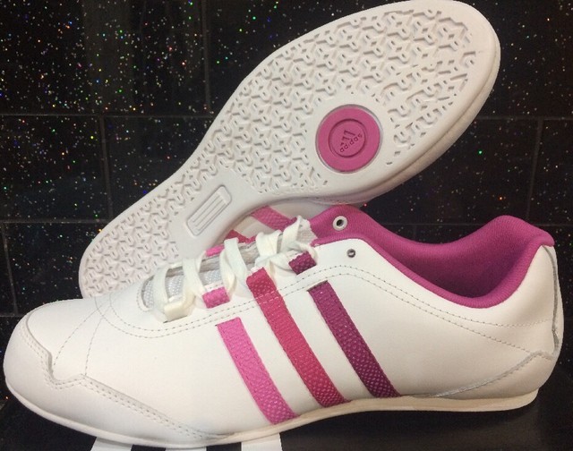 ADIDAS Yatra da donna Trainer Shoe 50 II in pelle bianca classica palestra corte UK 7 8 ADIDAS Yatra da donna Trainer Shoe 50 II in pelle bianca classica palestra corte UK 7 8