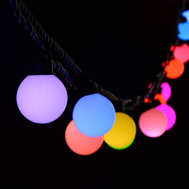 Lights 20 Led 18ft Rgb Globe String 7 Color Lights 20 Led 18ft Rgb Globe String 7 Color Changing Fairy New