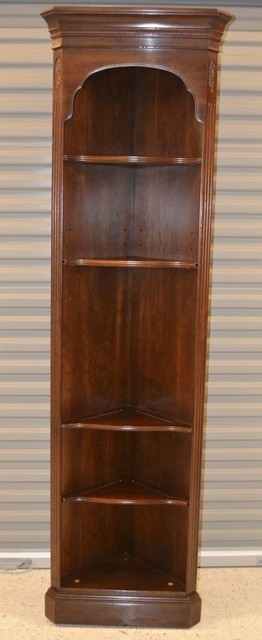 Ethan Allen Georgian Court Cherry Corner Curio Display Wall Unit 11 ... Ethan Allen Georgian Court Cherry Corner Curio Display Wall Unit 11 ...