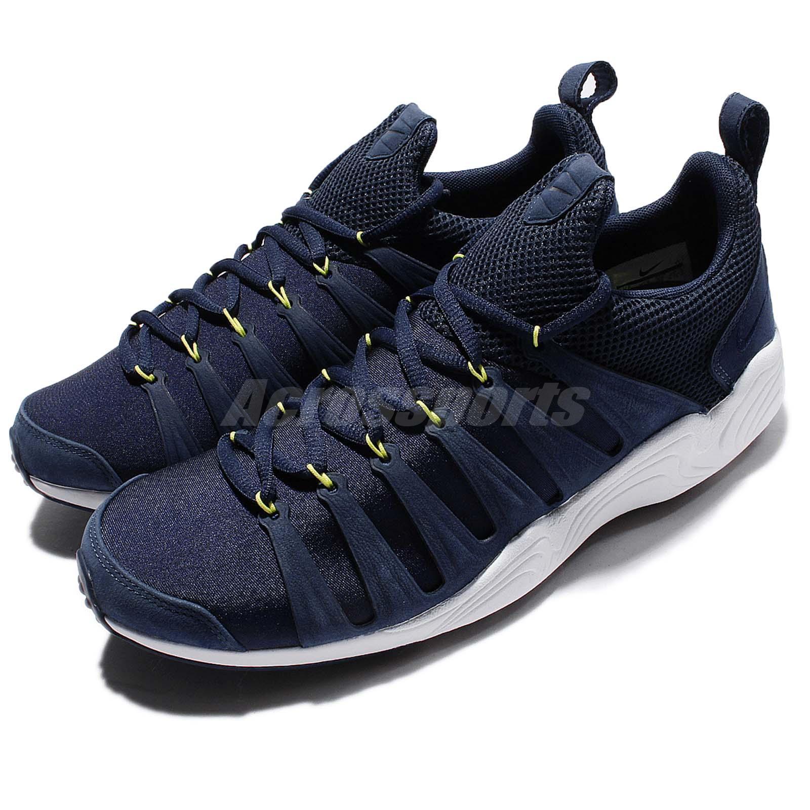 Nike Air Zoom Spirimic Midnight Navy White Men Casual Shoes Sneakers 881983400 Nike Air Zoom Spirimic Midnight Navy White Men Casual Shoes Sneakers 881983400