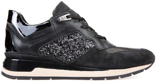 GEOX SHAHIRA donna sneakers scarpe casual D62N1B 0EWBC C9999 Nero GEOX SHAHIRA donna sneakers scarpe casual D62N1B 0EWBC C9999 Nero