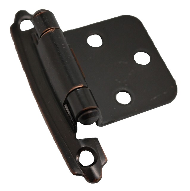 Amerock Tenr3429orb Self Closing Hinge Oil Rubbed Bronze 5 Piece Lot 10 Amerock Oil Rubbed Bronze Variable Flush Steel Cabinet Hinge Tenr3429 Orb