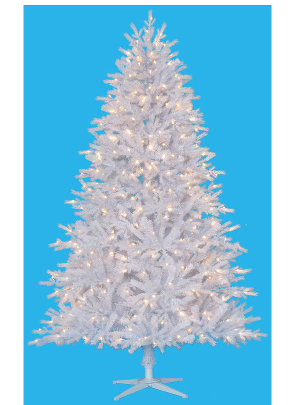 8 Foot Tribeca Spruce White Artificial Christmas Tree Unlit 8 Foot Tribeca Spruce White Artificial Christmas Tree Unlit