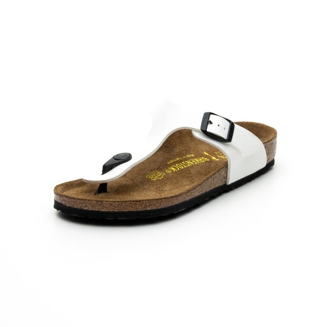 NS 111814 BIRKENSTOCK Gizeh Weiss Lack 30 NS 111814 BIRKENSTOCK Gizeh Weiss Lack 30