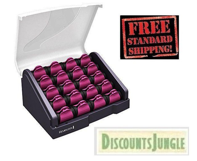 Remington T Studio Luxe Vetvet Hot Rollers Advanced Ceramic Remington H9096b T Studio Silk Ceramic Heated Clip Setter 20 Count Hair Roller