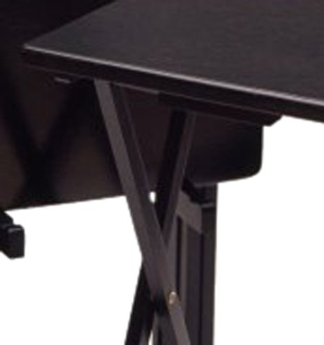 Winsome Wood 5-Piece TV Table Set, Black 22520 Winsome Wood 5-Piece TV Table Set, Black 22520