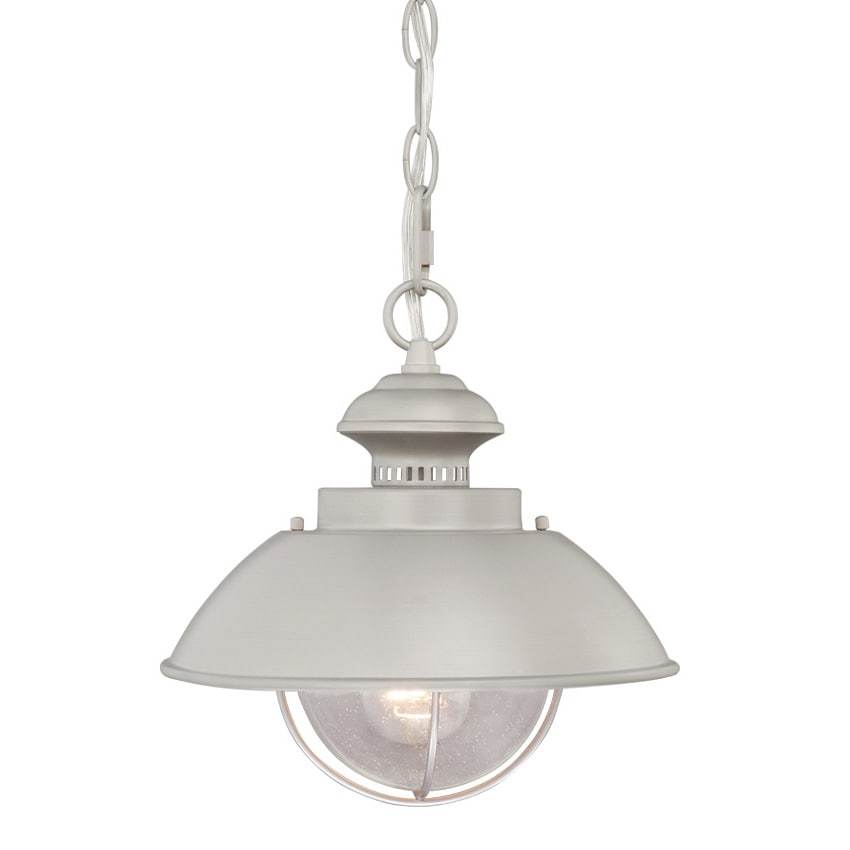 Vaxcel Lighting Od21518bn Harwich 1 Light Outdoor Pendant Brushed Picture 1 Of